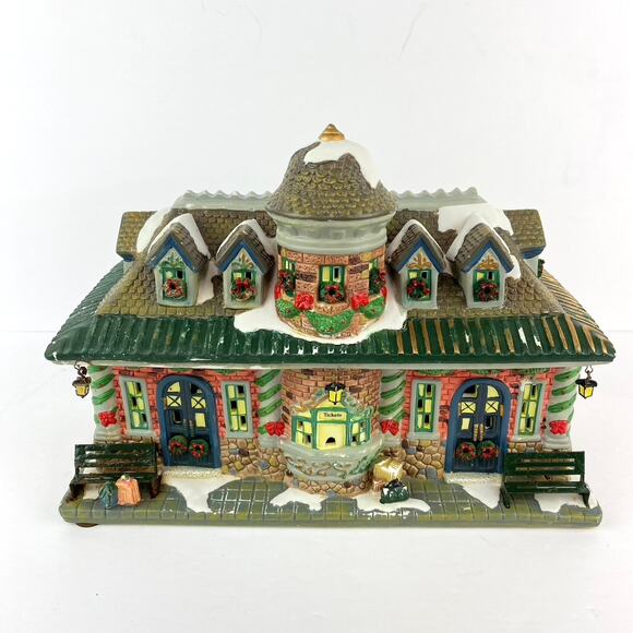 St. Nicholas Square Christmas Village Train Station